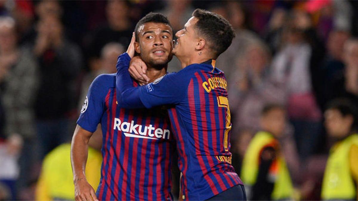 Rafinha hizo de Messi y adelantó al Barça