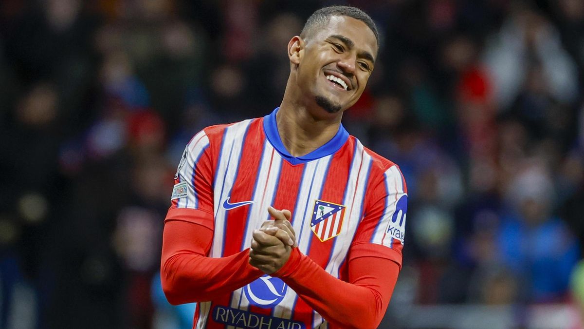 Samuel Lino con el Atlético 24/25