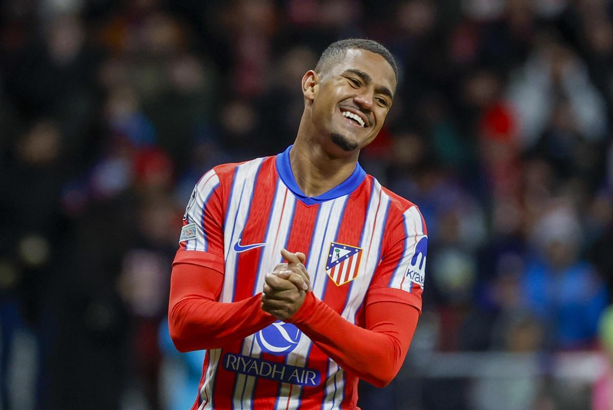 Samuel Lino con el Atlético 24/25