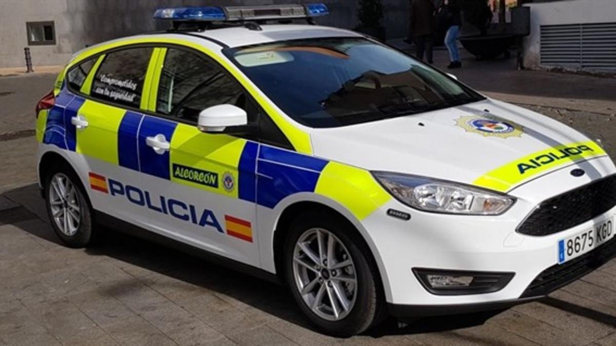 Un coche de la Policía municipal de Alcorcón.