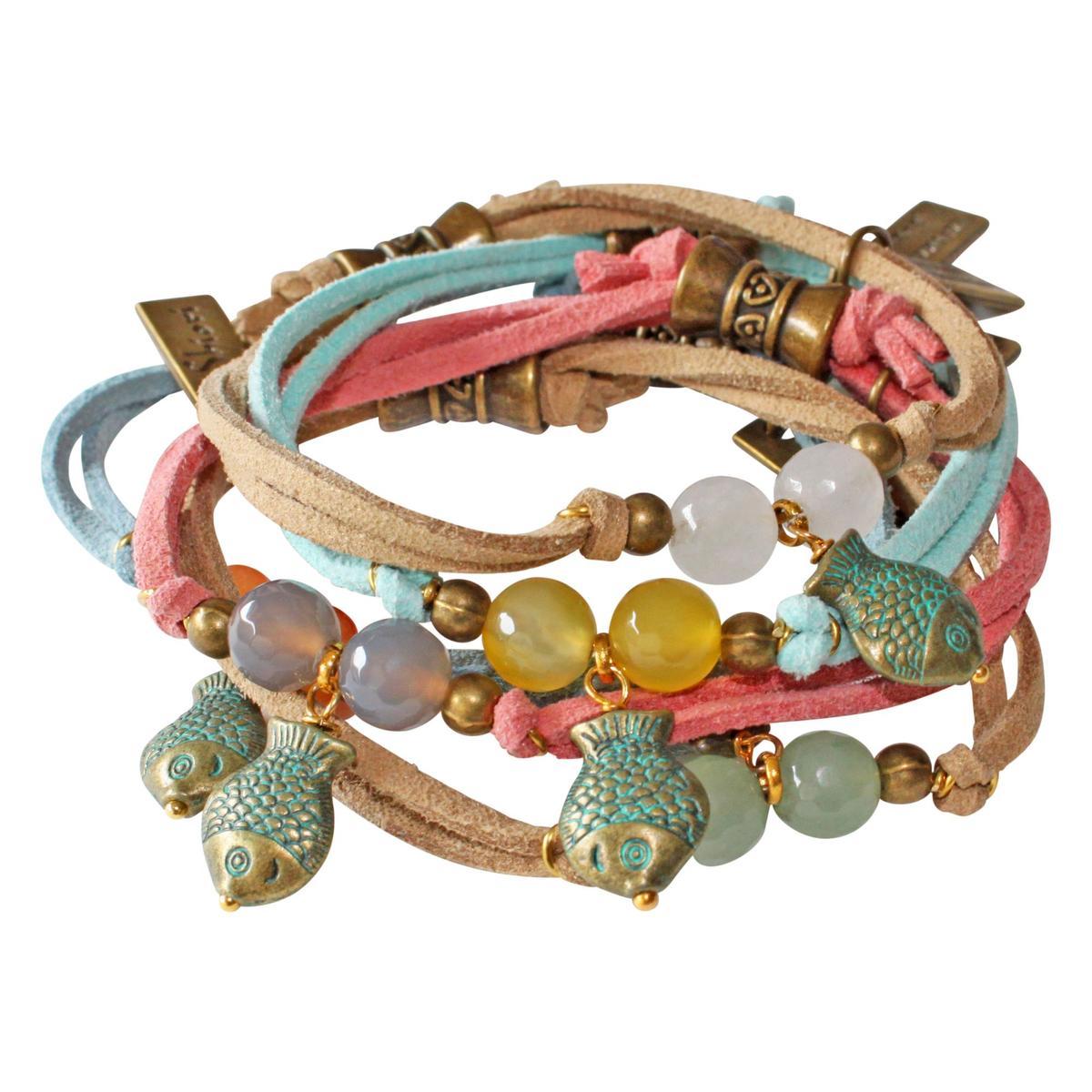 Joyería de verano: pulseras piedras semipreciosas