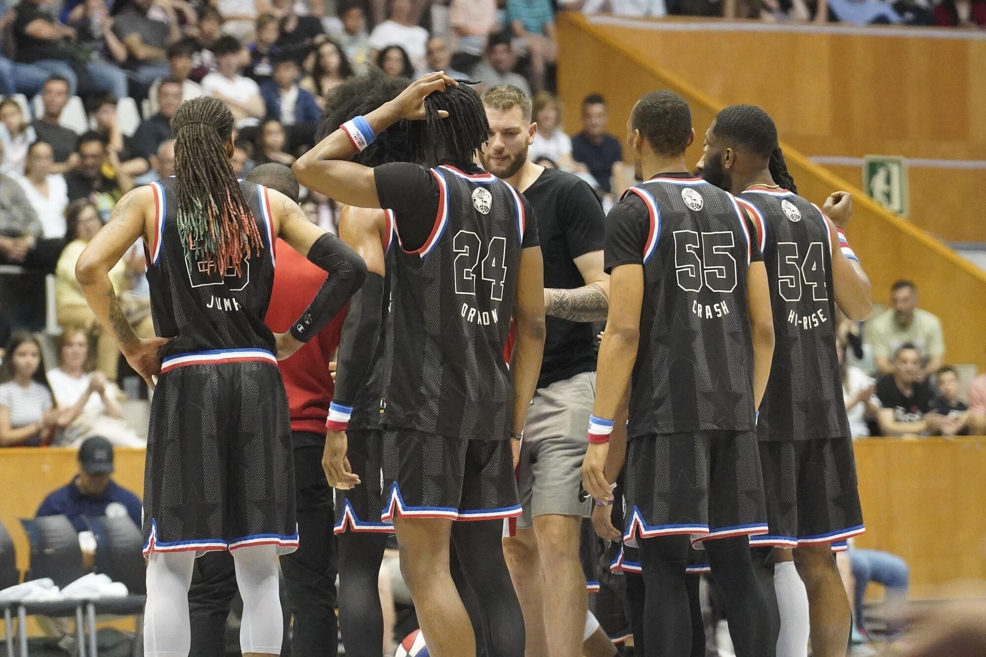 Girona. Fontajau partit dels Harlem Globetrotters