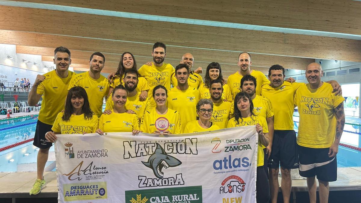 Equipo Máster del CD Natación Zamora