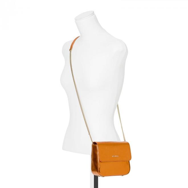 Bolso naranja metalizado de Tous