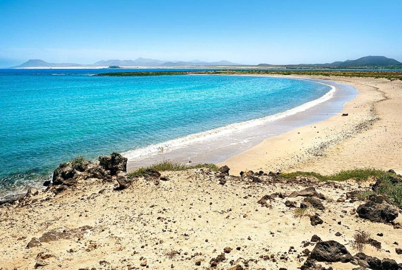 Playa La Concha, en el Islote de Lobos.