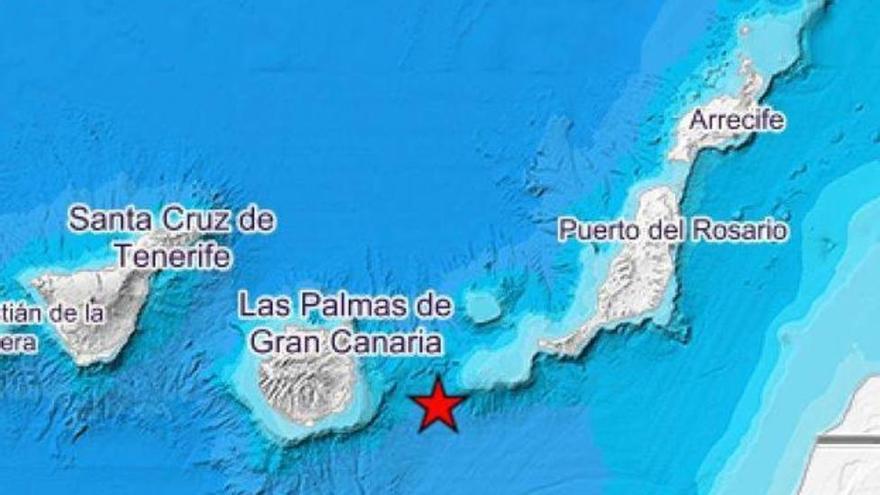 Registran un terremoto de magnitud 4 entre Gran Canaria y Fuerteventura