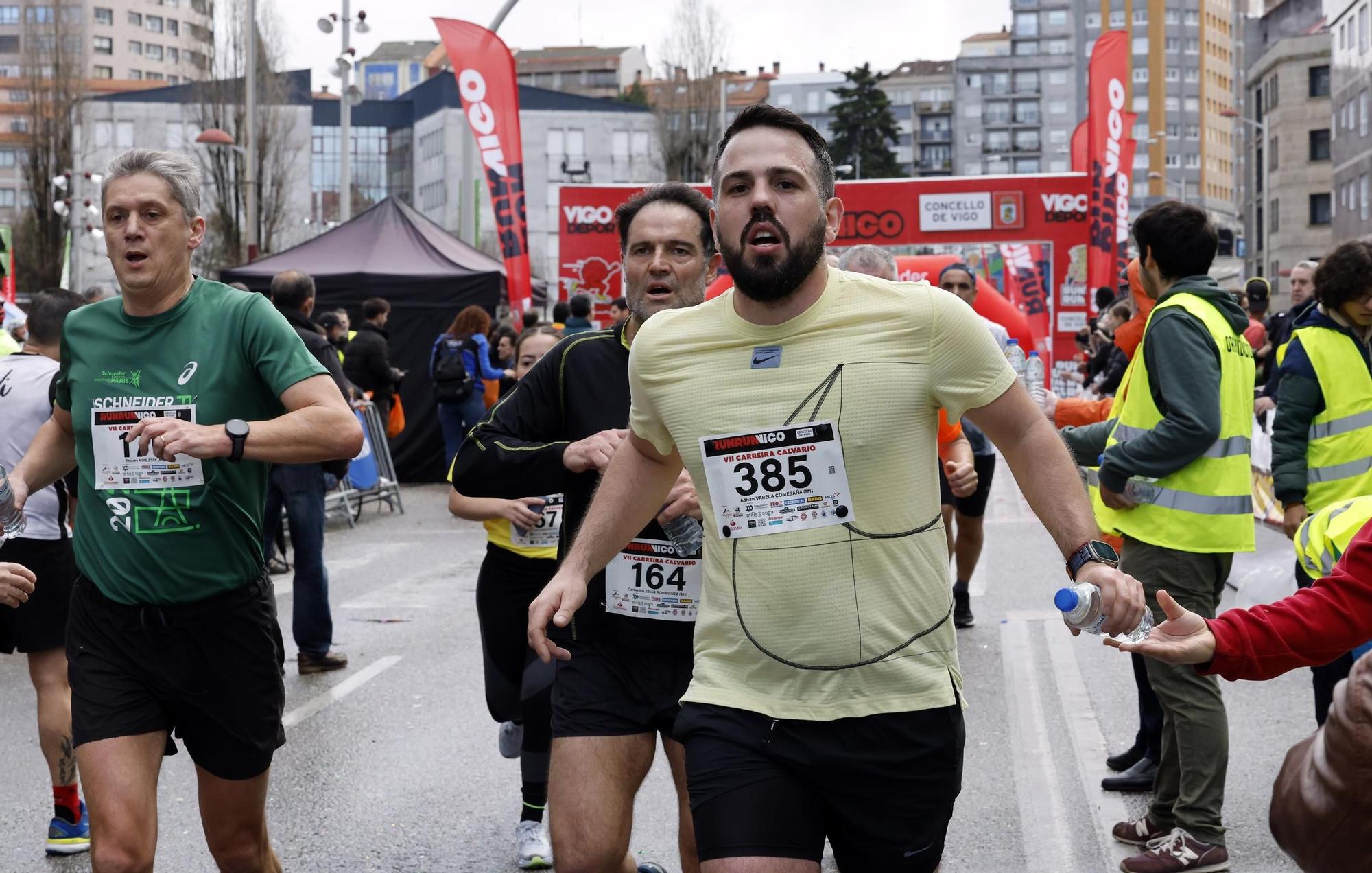 Centenares participantes en la "Carreira Calvario 5+5"