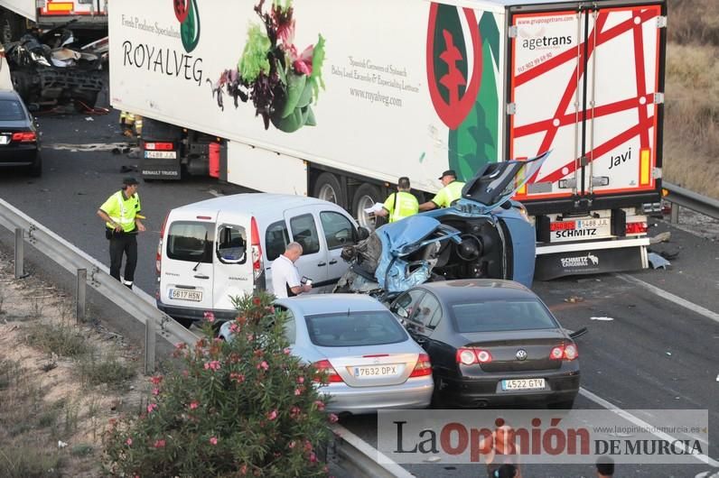 Grave accidente en Sangonera la Seca