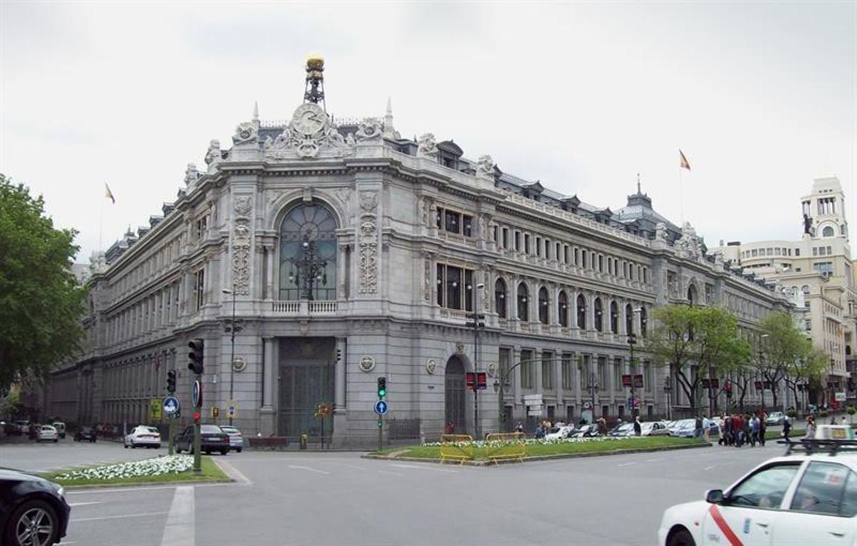 Archivo - Edificio del Banco de España.