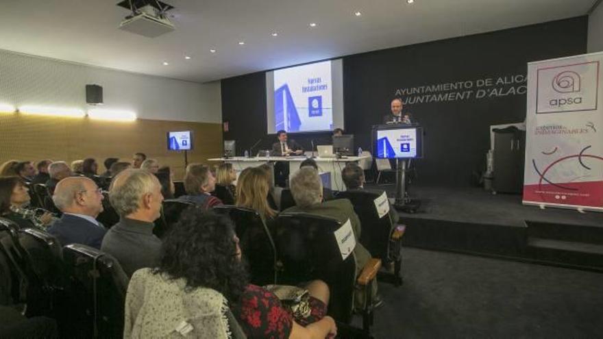 El edificio Puerta Ferrisa acogió ayer la presentación del proyecto.