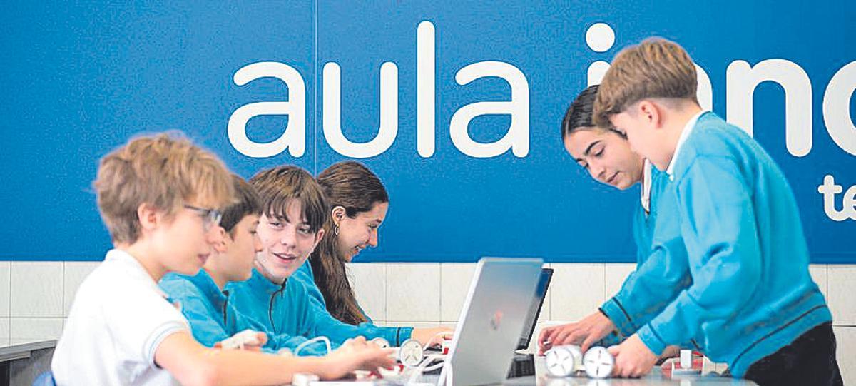 Robótica en la "zona Maker" del colegio