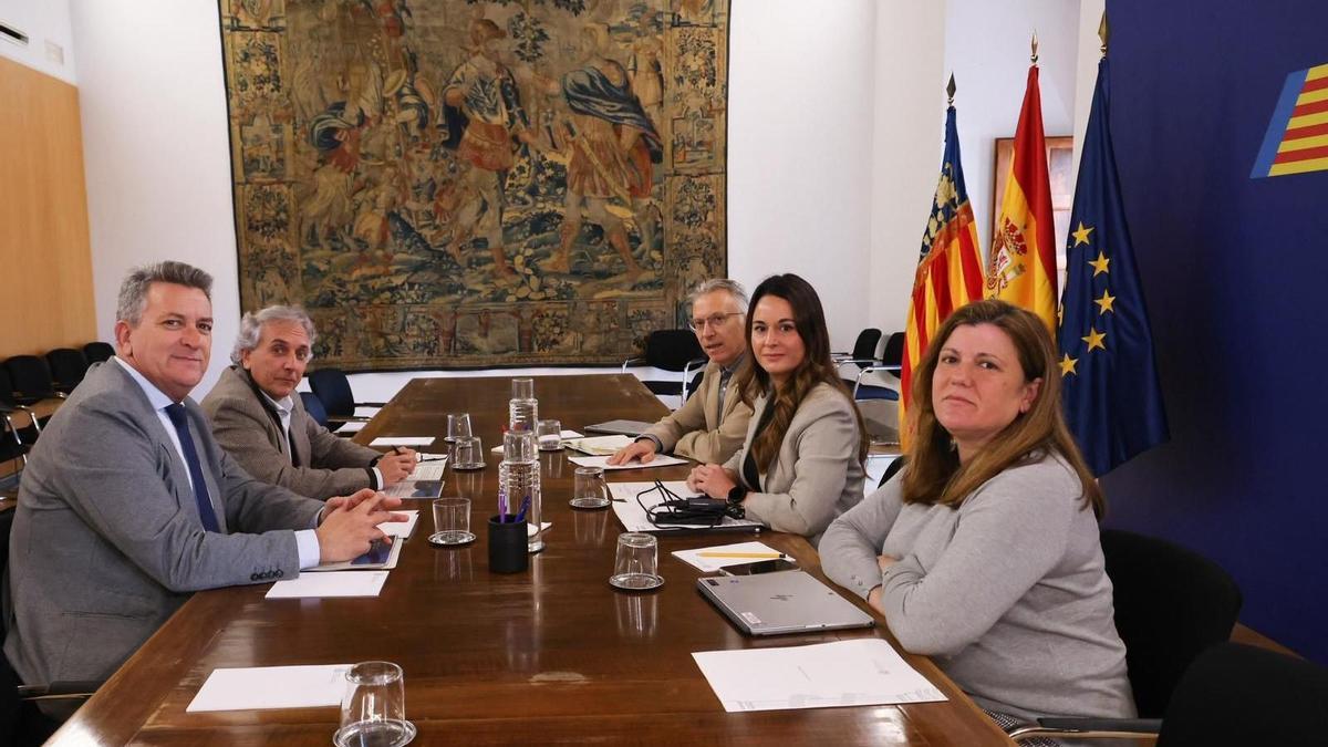 Reunión previa a la Comisión Mixta para la dana