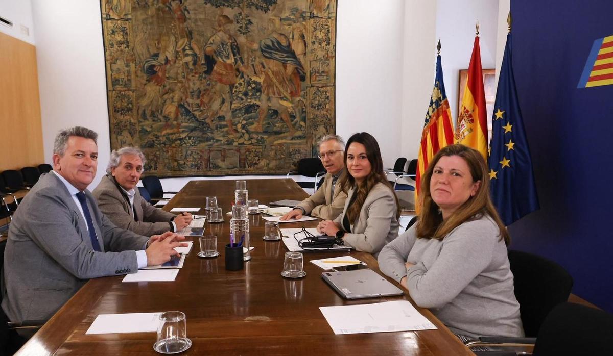 Reunión previa a la Comisión Mixta para la dana