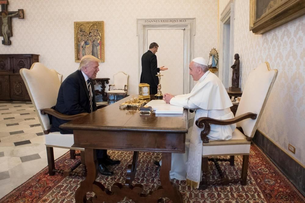 Encuentro de Trump y el Papa en el Vaticano