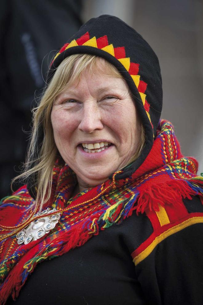 Inga Sami Silda, anfitriona de la cultura sami.