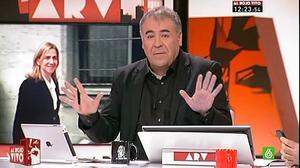 Antonio G. Ferreras va informar en directe de l’arribada de la infanta.