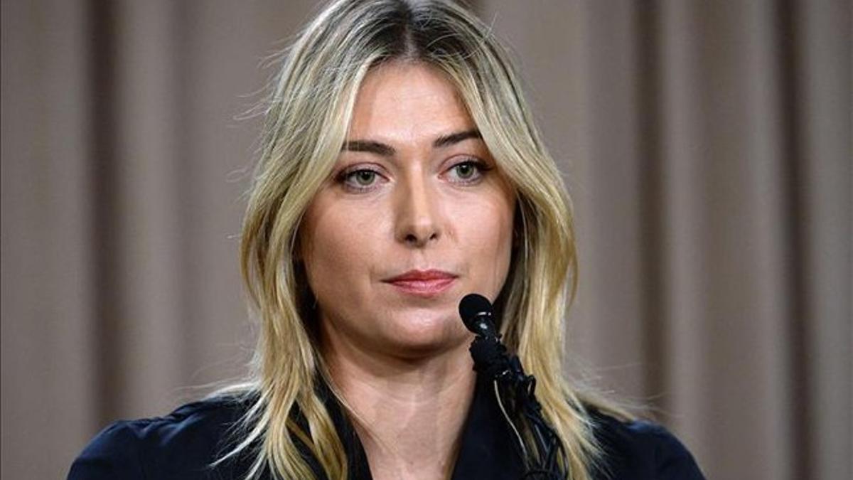 Sharapova, al anunciar su positivo