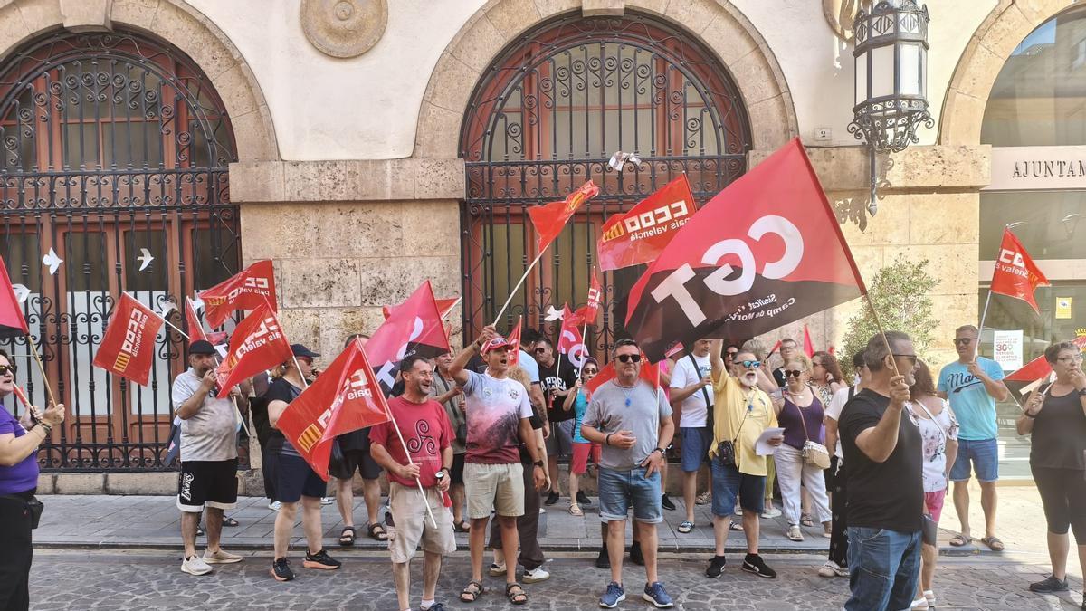 Una de las protestas realizadas recientemente por plantilla de la SAG.