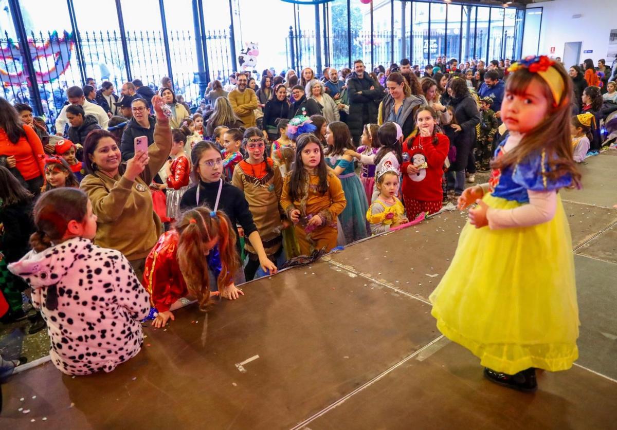 Una de las fiestas infantiles celebradas en A Peixería.