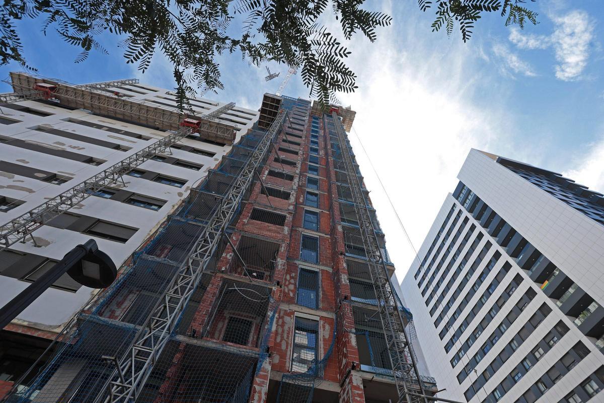 Viviendas en construcción en València