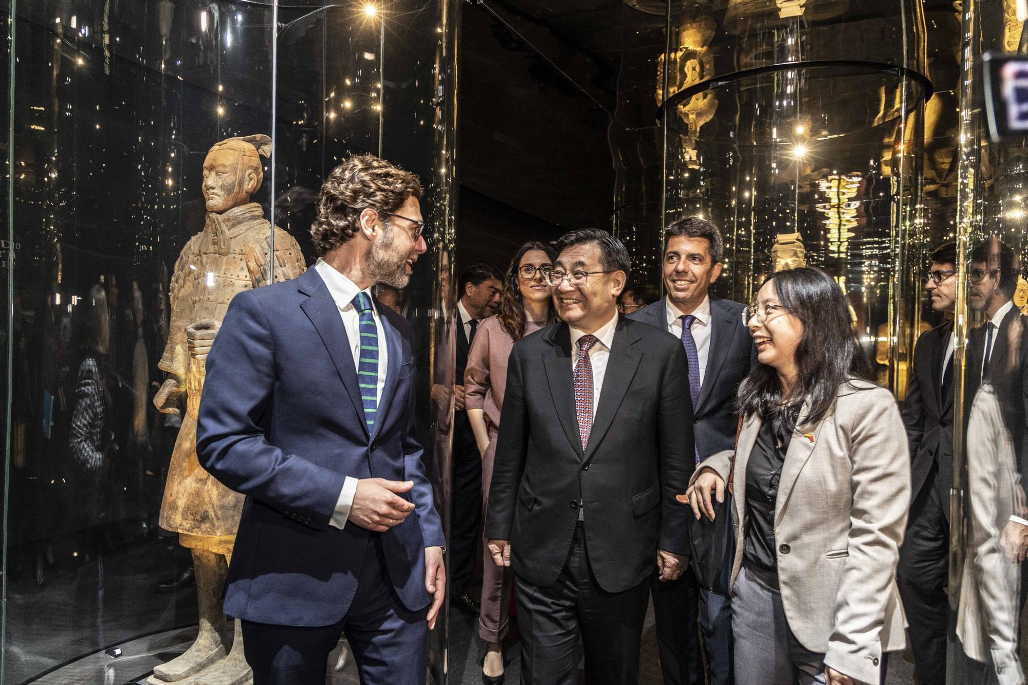 La inauguración de la exposición El legado de las dinastías Qin y Han. Los guerreros de Xian