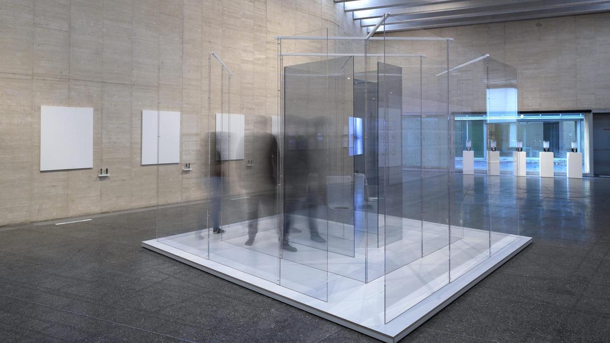 El laberinto de ‘A Maze’, de la artista japonesa, en ‘Yoko Ono. Insound and Instructure’ del MUSAC.