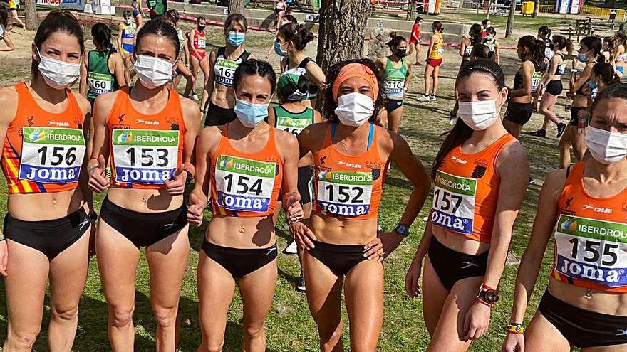 Atletismo  Carla Breco queda 6ª y Marian Ruiz 7ª con la selección valenciana en el Nacional de Campo a Través 