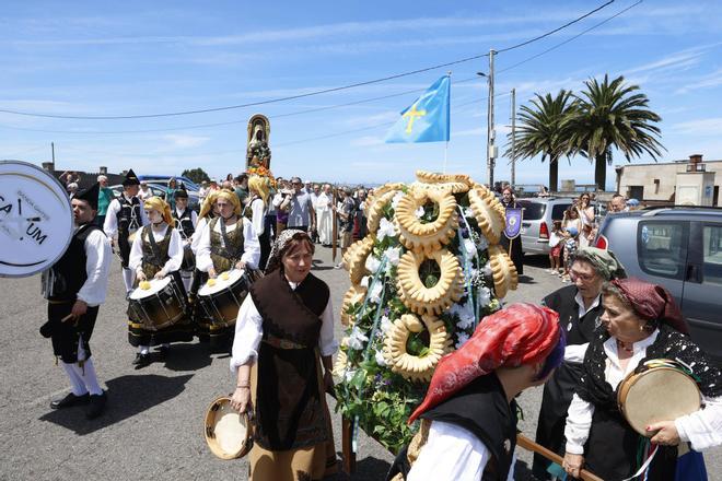 La procesión de la Virgen de La Providencia en Gijón, en imágenes.