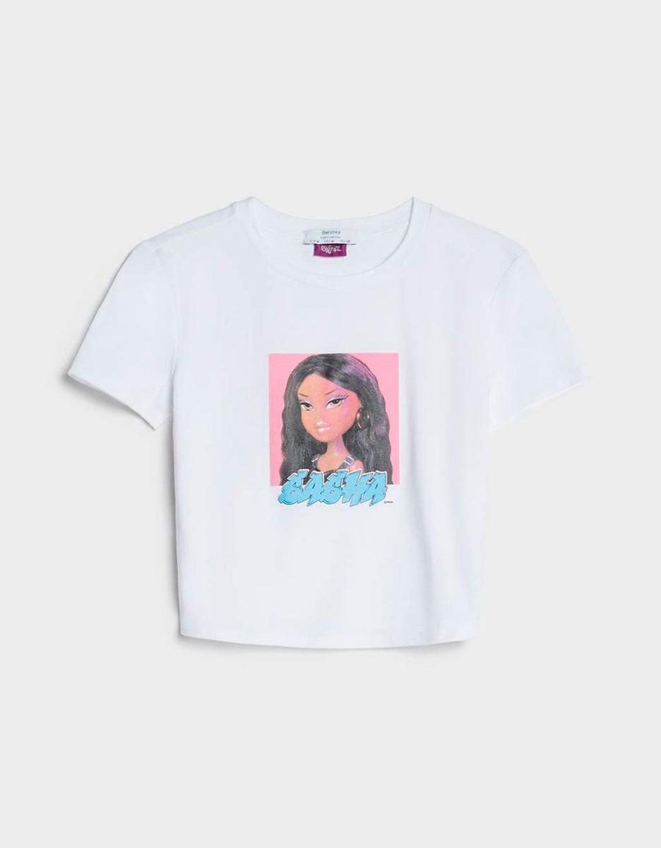 Camiseta Sasha de Bershka (precio: 12,99 euros)