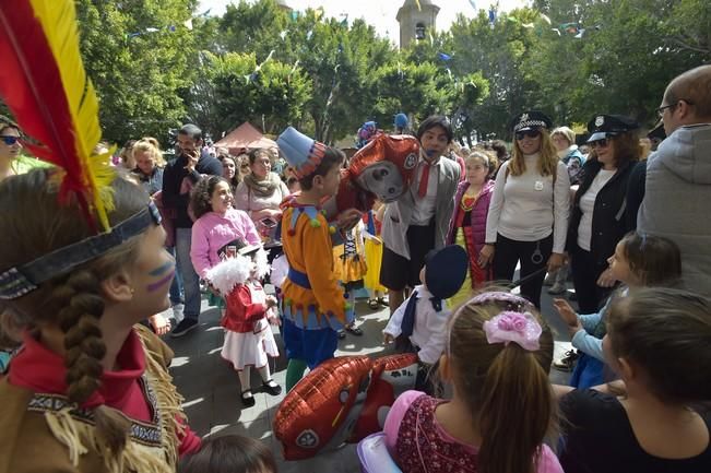 Baile infantil del Carnaval de Agüimes con el ...