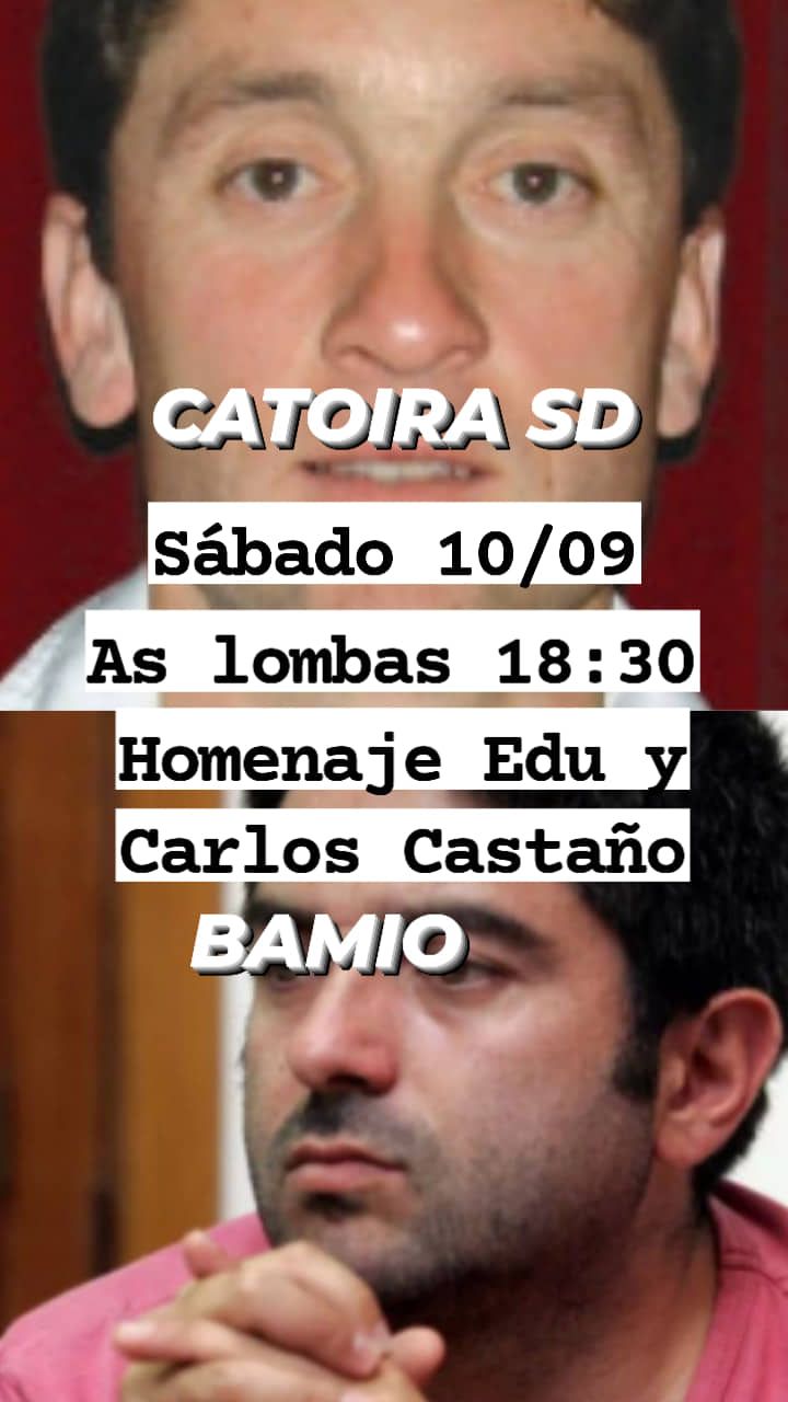 La convocatoria del homenaje.