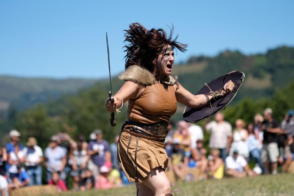 Batalla en la fiesta Astur romana en Carabanzo