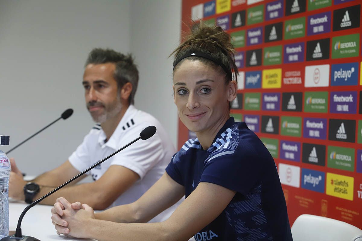 Las imágenes del entrenamiento del la selección española femenina de fútbol en El Árcangel