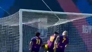 Álex González fue clave para el Juvenil A del Barça ante el Nàstic