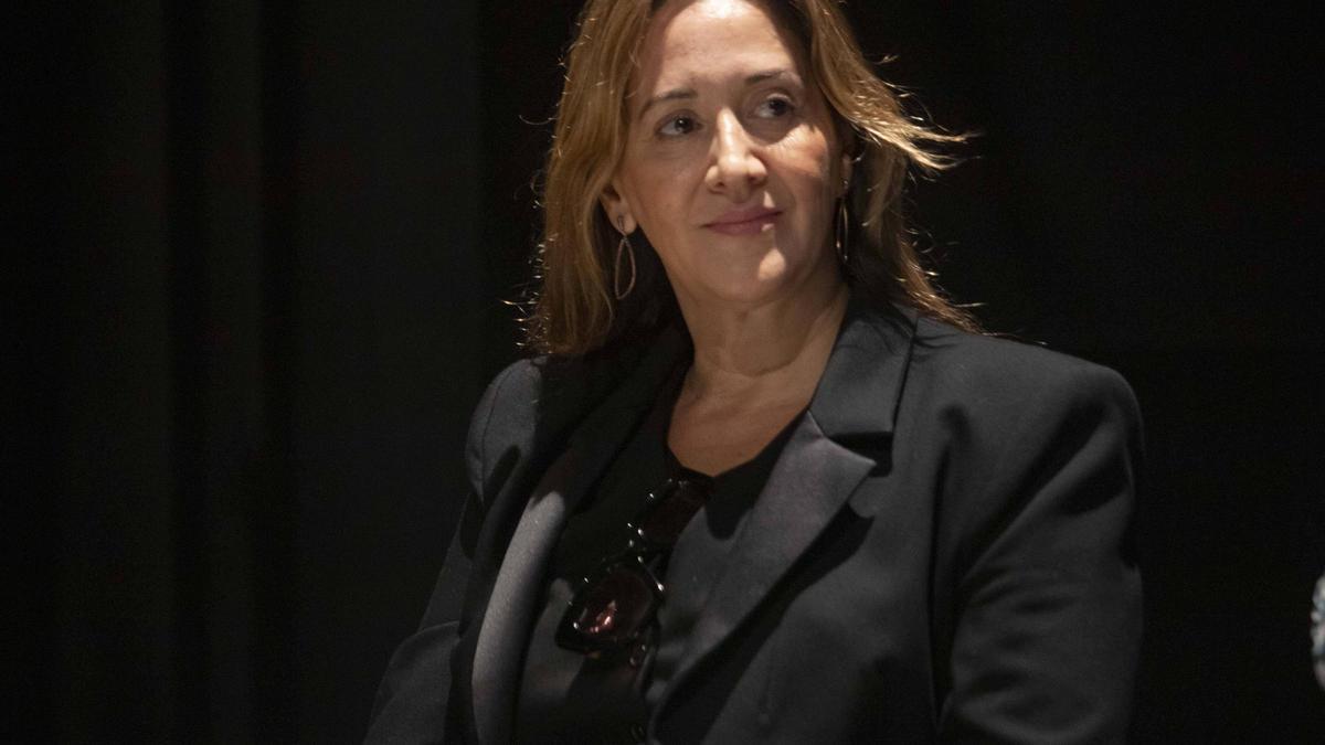 La directora General de GAIN, Romina Moya López, durante su participación en el I Foro Más que Empresas de la Ribera.