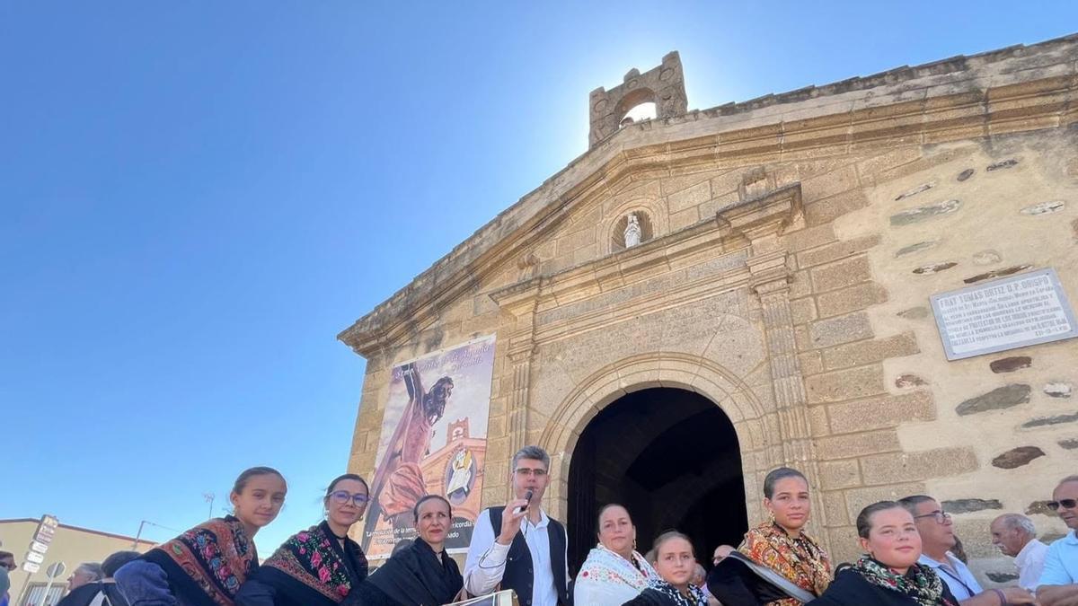 Un acto celebrado en las fiestas de un año anterior en Calzadilla.