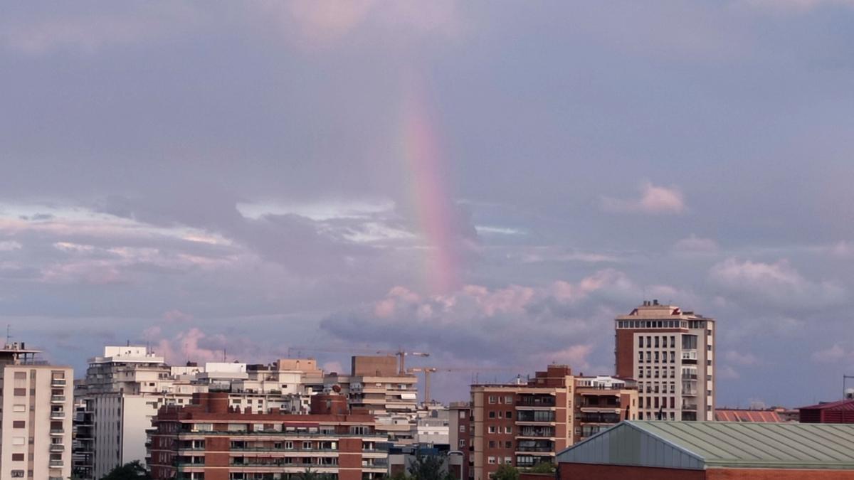 Arco iris sobre Valencia