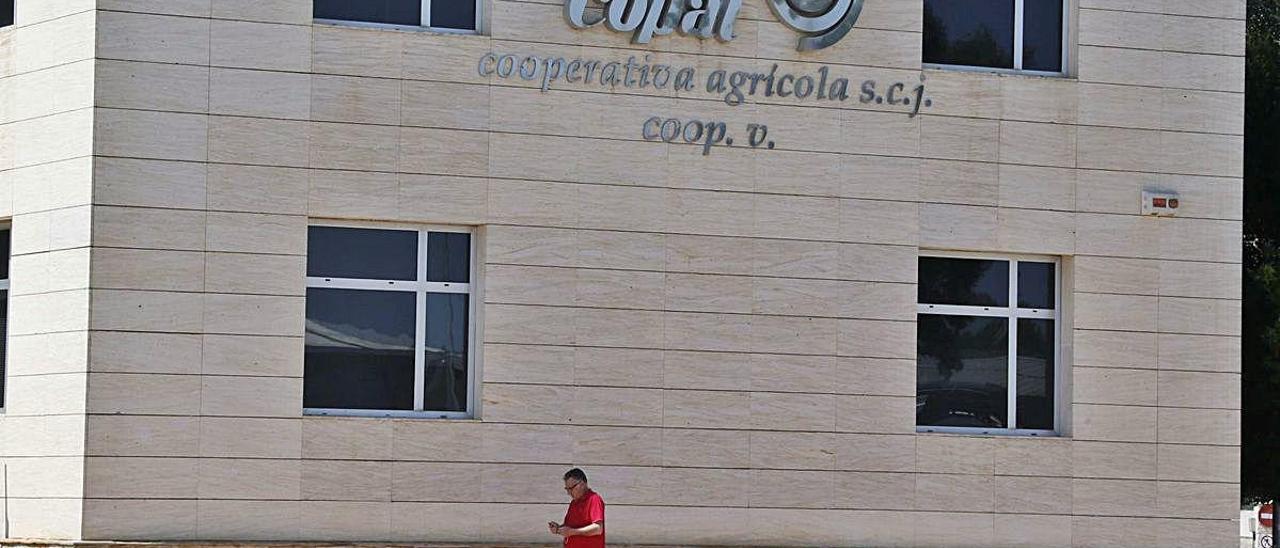 Llegada de los miembros de la junta a la reunión celebrada ayer en la sede de la Copal.