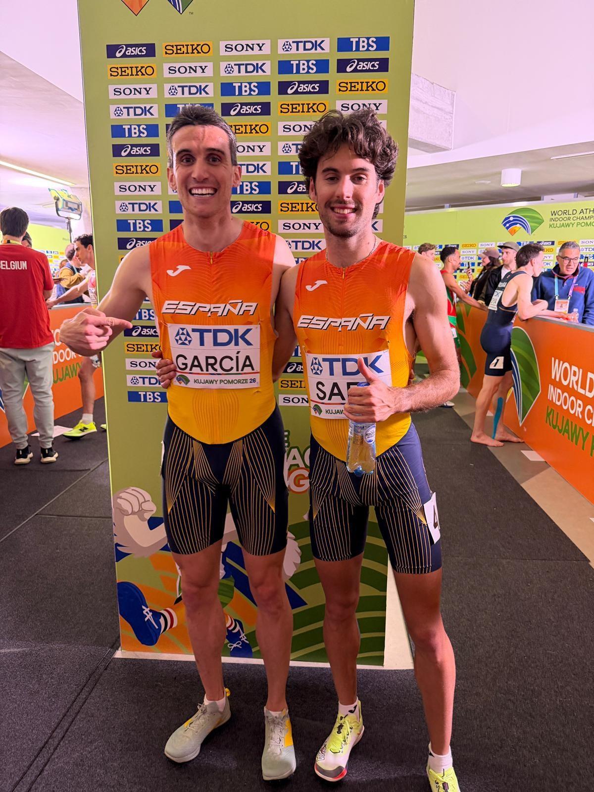 Mariano García y Carlos Sáez, los dos españoles que estarán en la final del domingo del Mundial