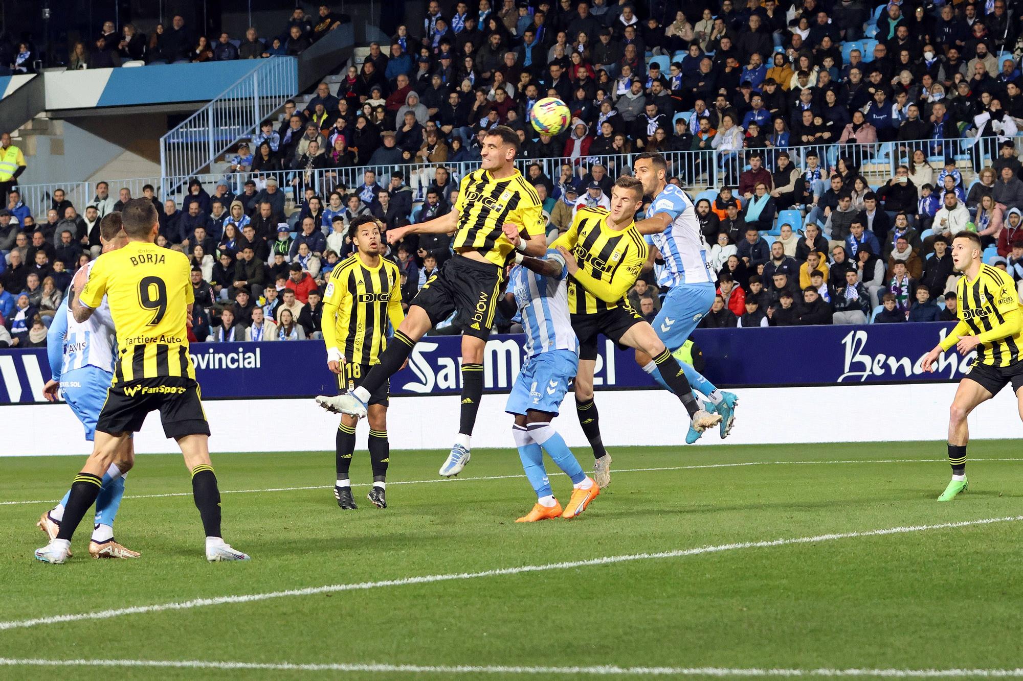 Así fue el partido entre el Málaga y el Real Oviedo