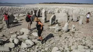 Carrera contra el agua en el dolmen de Guadalperal