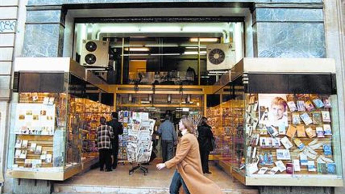 La antigua sede de la Librería Francesa en el paseo de Gràcia, en una fotografía tomada en el 2002.