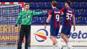 Pérez de Vargas, Carlsbogard y Langaro, durante un partido