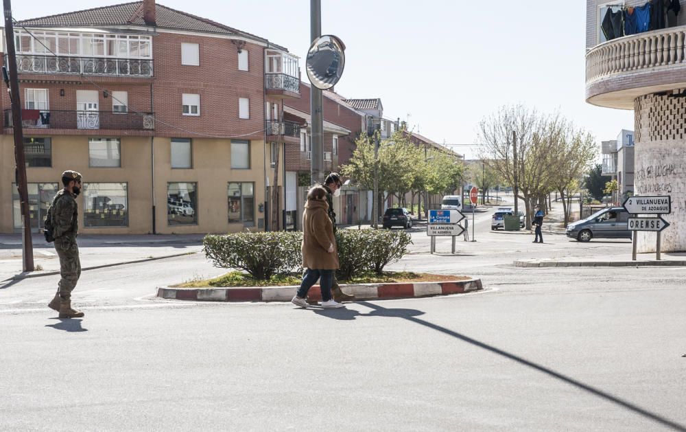 El Ejército de Tierra patrulla en Benavente