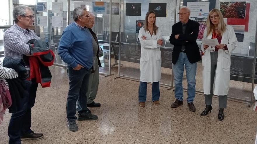 Un momento de la inauguración de la muestra.