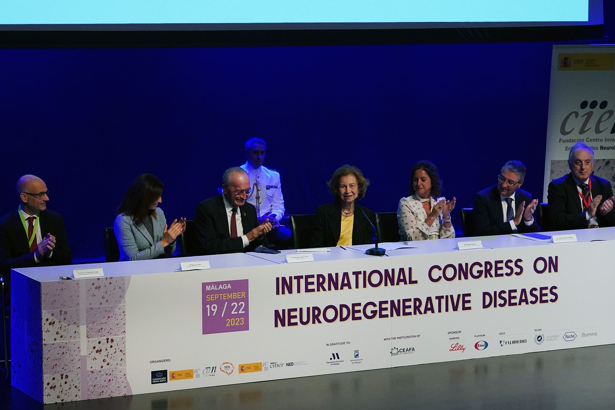 La reina Sofía inaugura en Málaga el Congreso sobre Enfermedades Neurodegenerativas