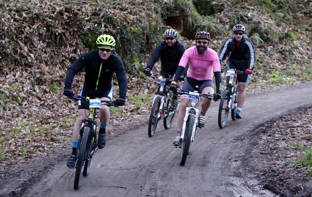 Más de 600 cicistas protagonizaron la quinta edición de la Bikedada entre Vigo y Eiras.