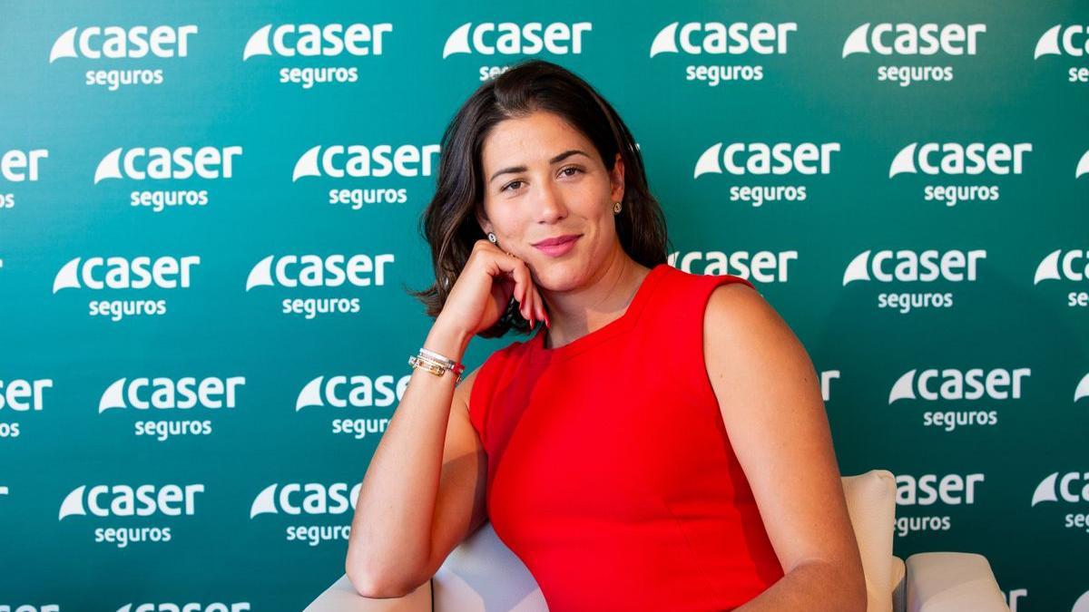 Garbiñe Muguruza, en Madrid.