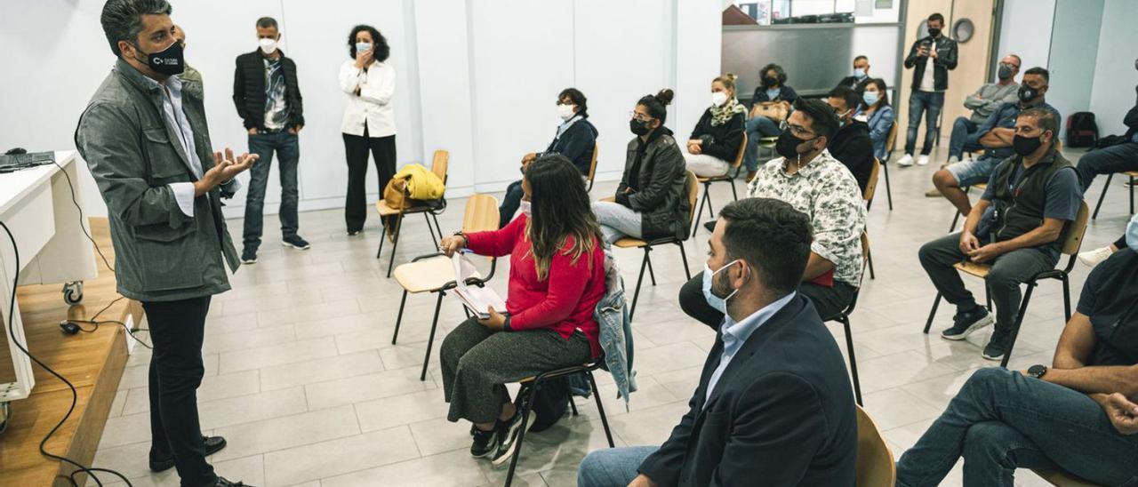 Un momento de la presentación del recinto. | | E.D.