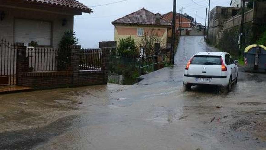 Inundaciones en A Marrúa el pasado diciembre. // Gonzalo Núñez